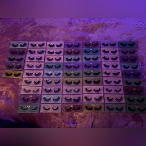 Elegant Multi-Color False Eyelashes Set